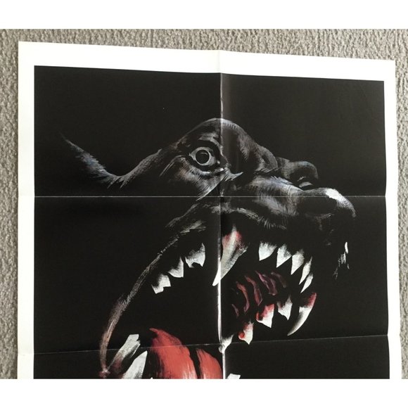 DOGS 1976 Original Lobby Poster Canada Movie Theatre HORROR Film David McCallum - Picture 2 of 4